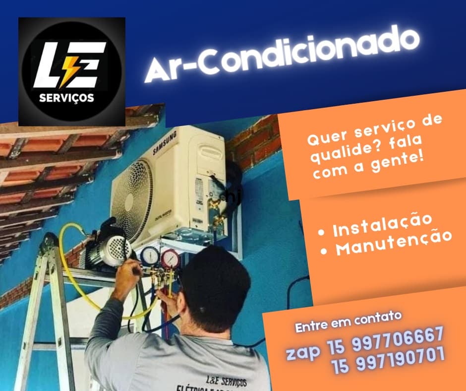Ar-condicionado - L&E Serviços - foto 2